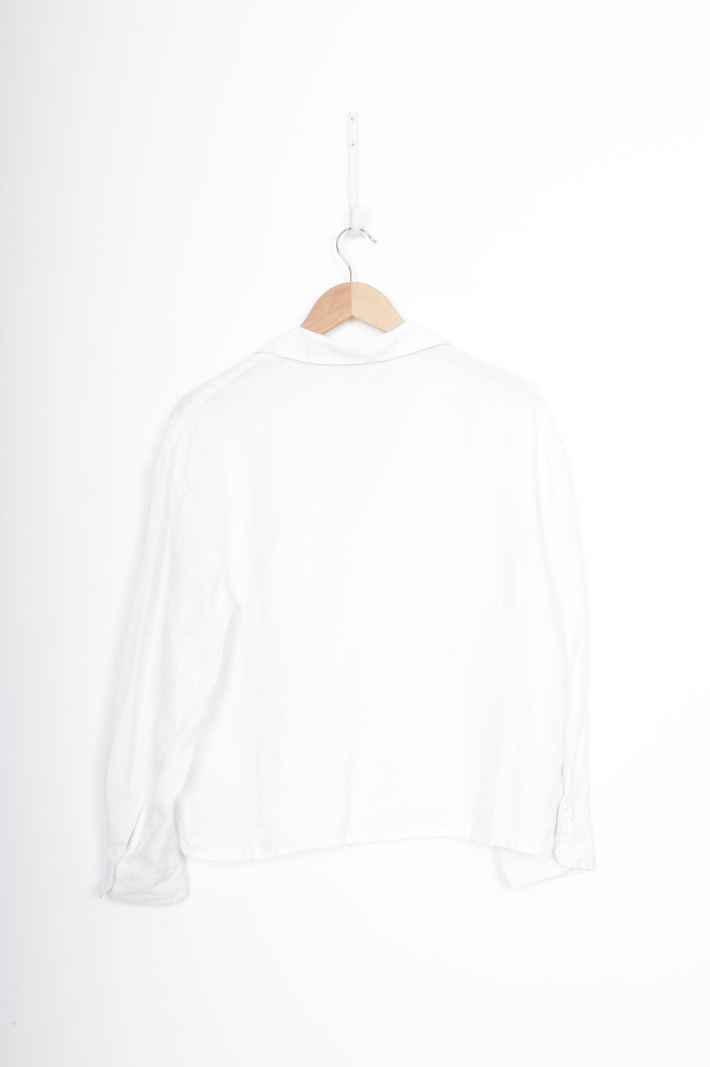 Des Sen Womens White Shirt Size S