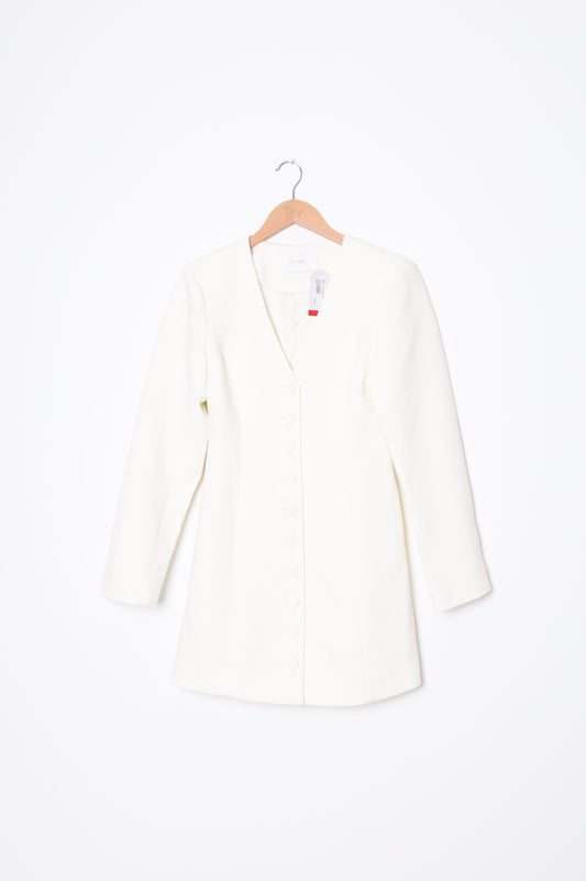 Meshki Womens Cream Blazer Size S