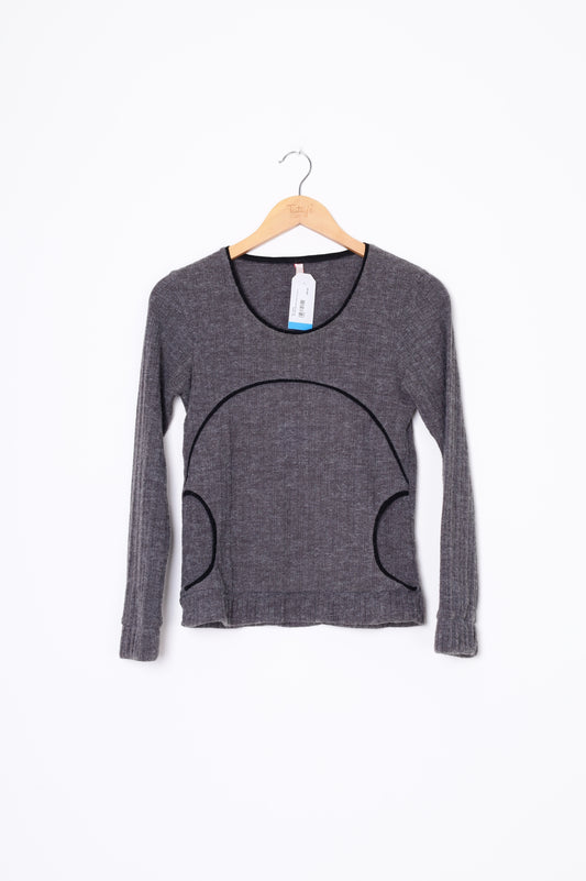 Sylvester Womens Grey Top Size S