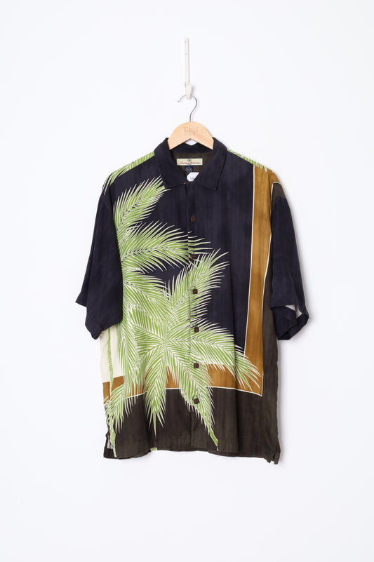 Tommy Bahamas Mens Green Shirt Size M