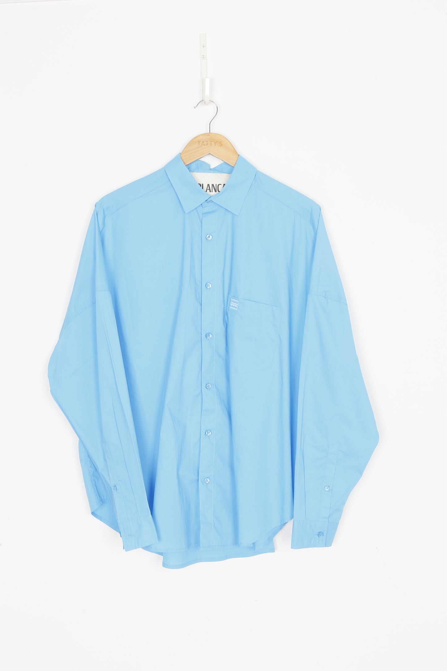 Blanca Studio Womens Blue Shirt Size M