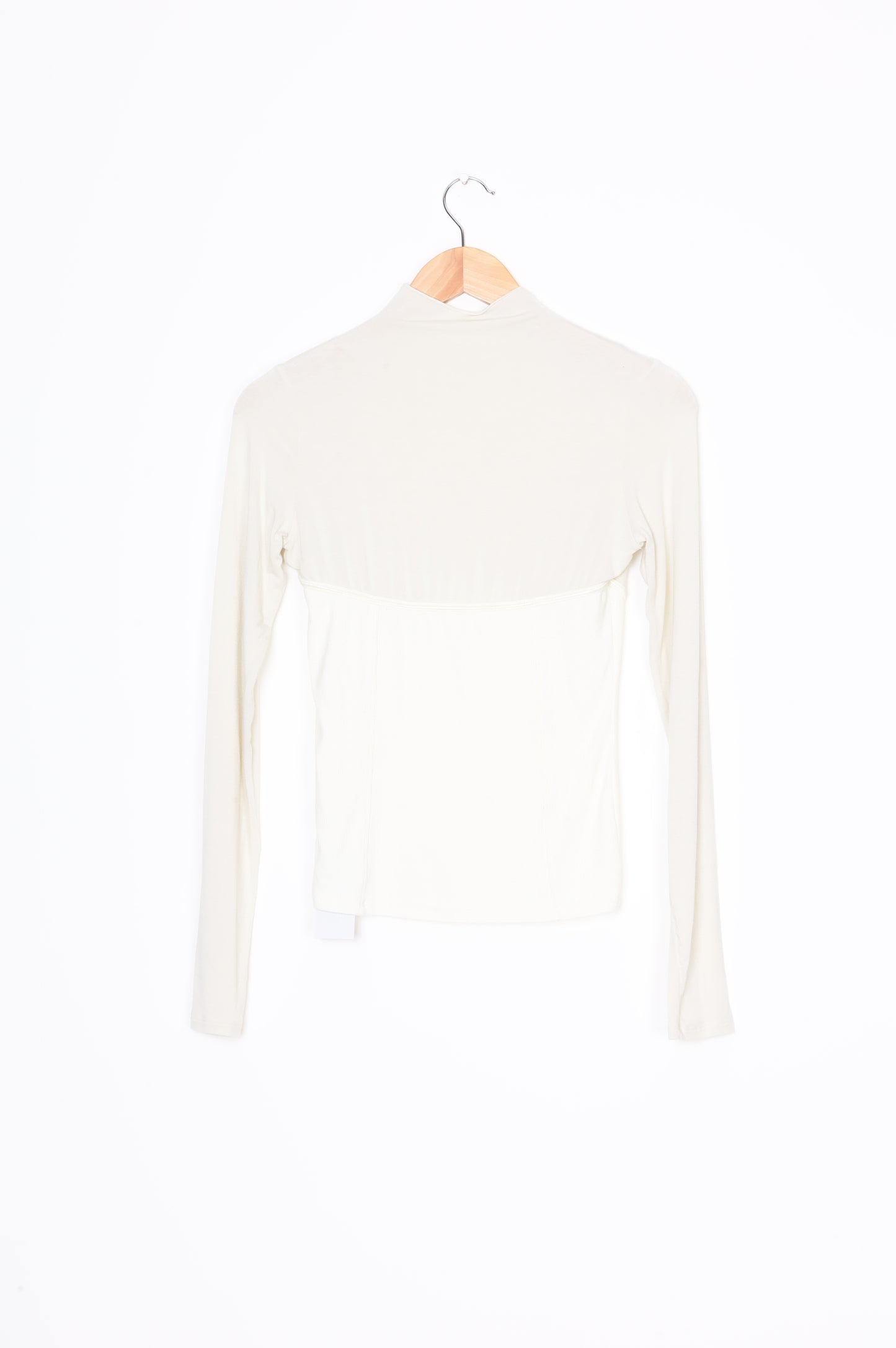 Joah Brown Womens Cream Top Size M