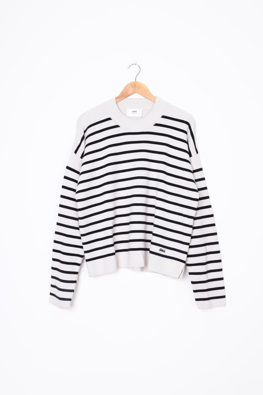 Ami Alexandre Mattiussi Mens White Jumper Size L