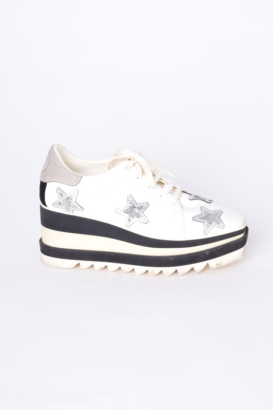 Stella McCartney Womens White Shoes Size EU 38.5