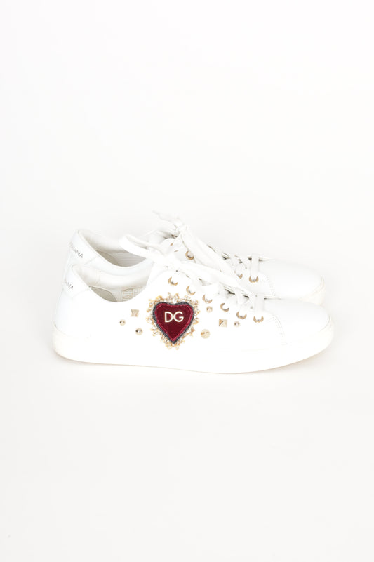 Dolce & Gabbana Womens White Sneakers Size EU 38