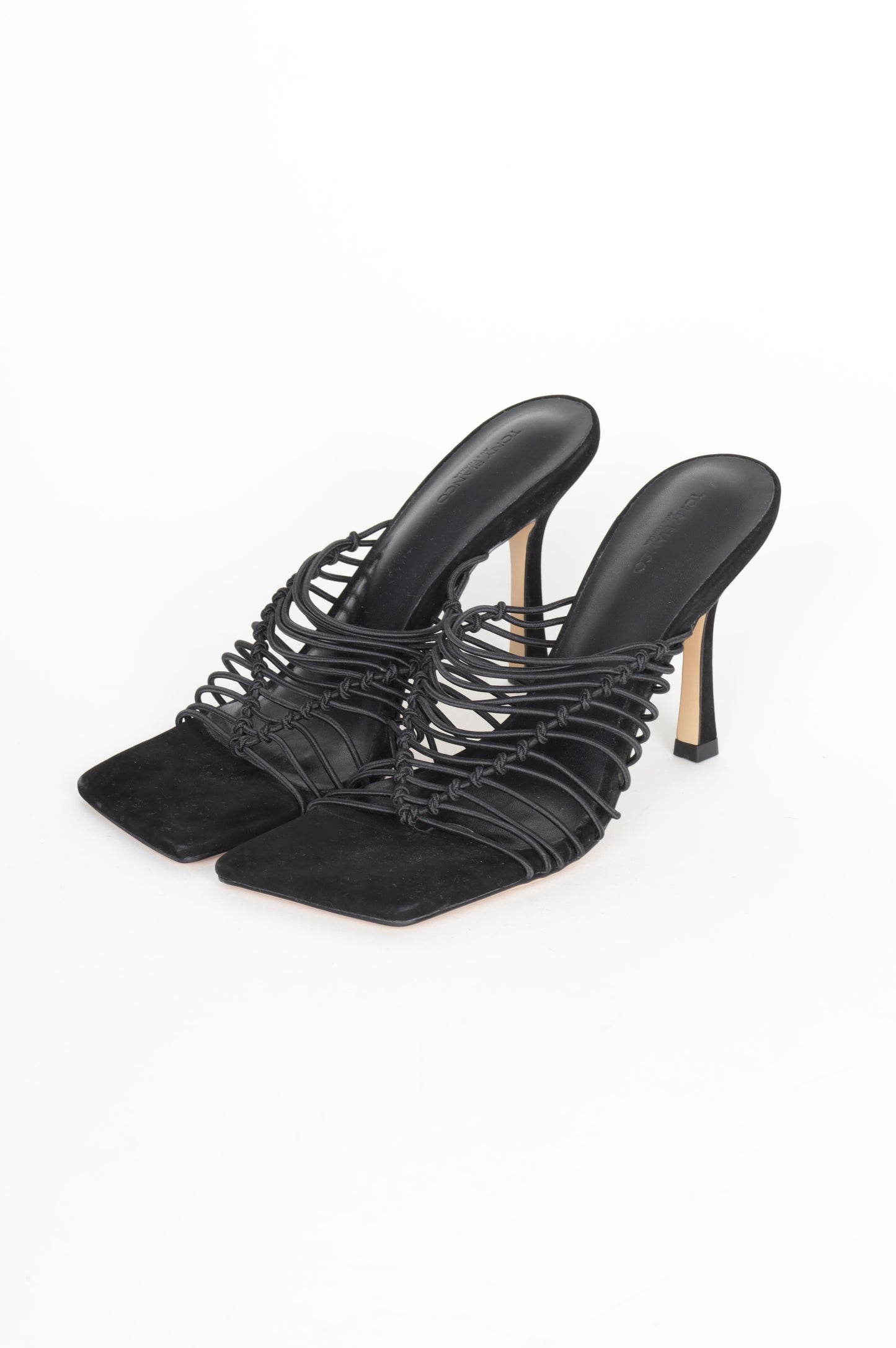 Tony Bianco Womens Black Heels Size EU 38