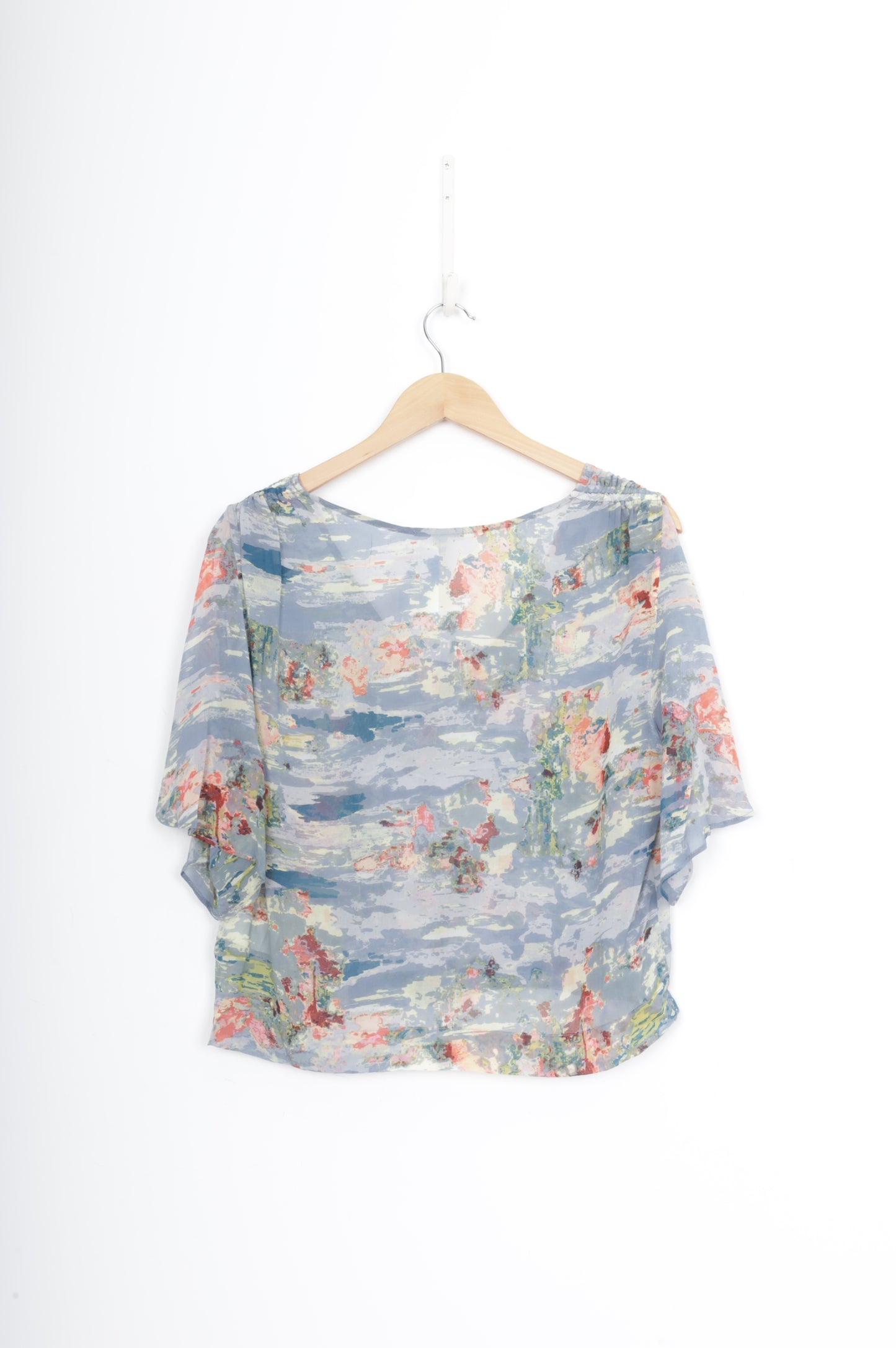 Juliette Hogan Womens Blue Top Size 12