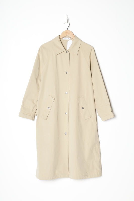 Assembly Label Womens Beige Coat Size M
