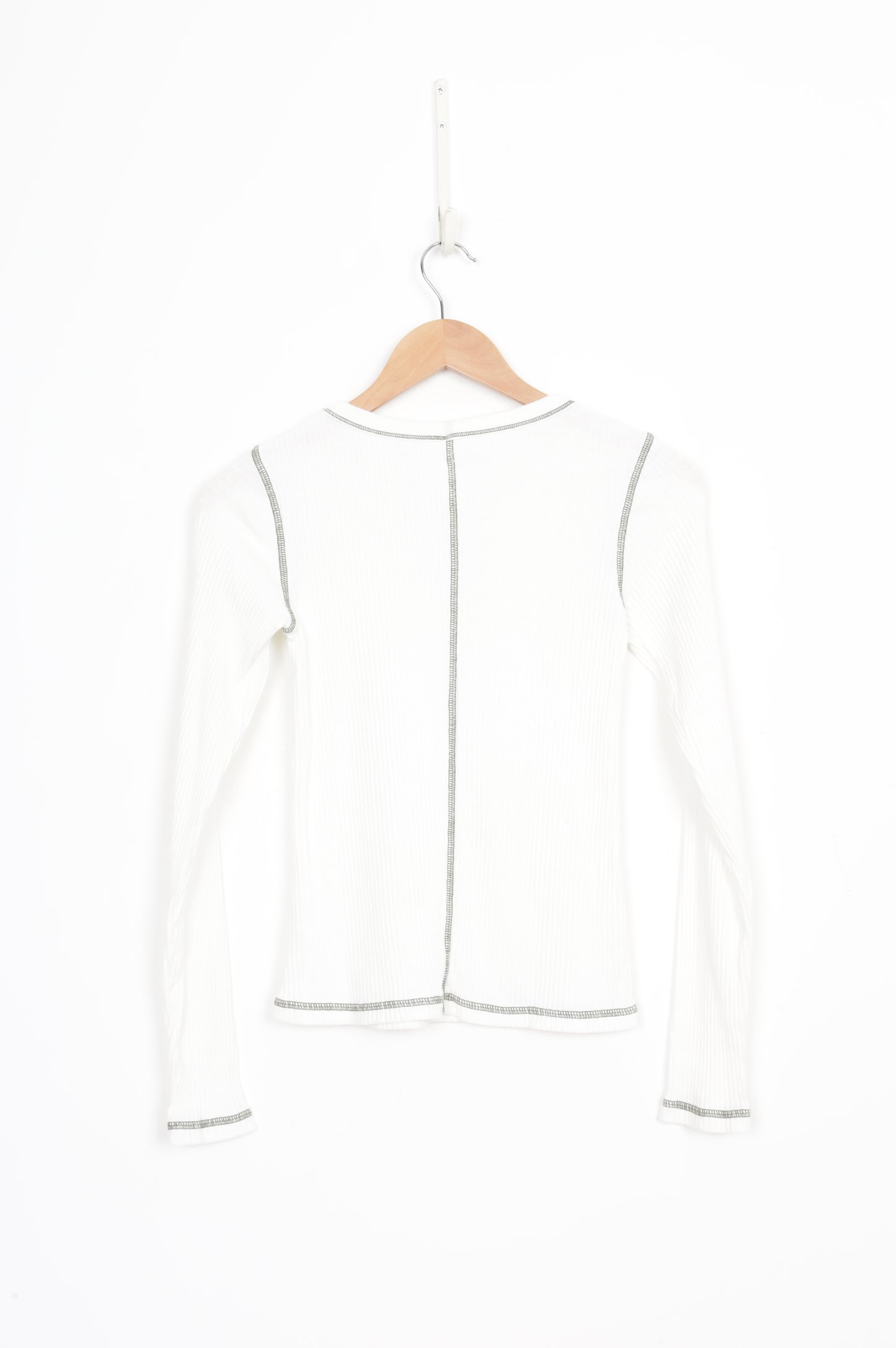 Commoners Womens White Top Size 6