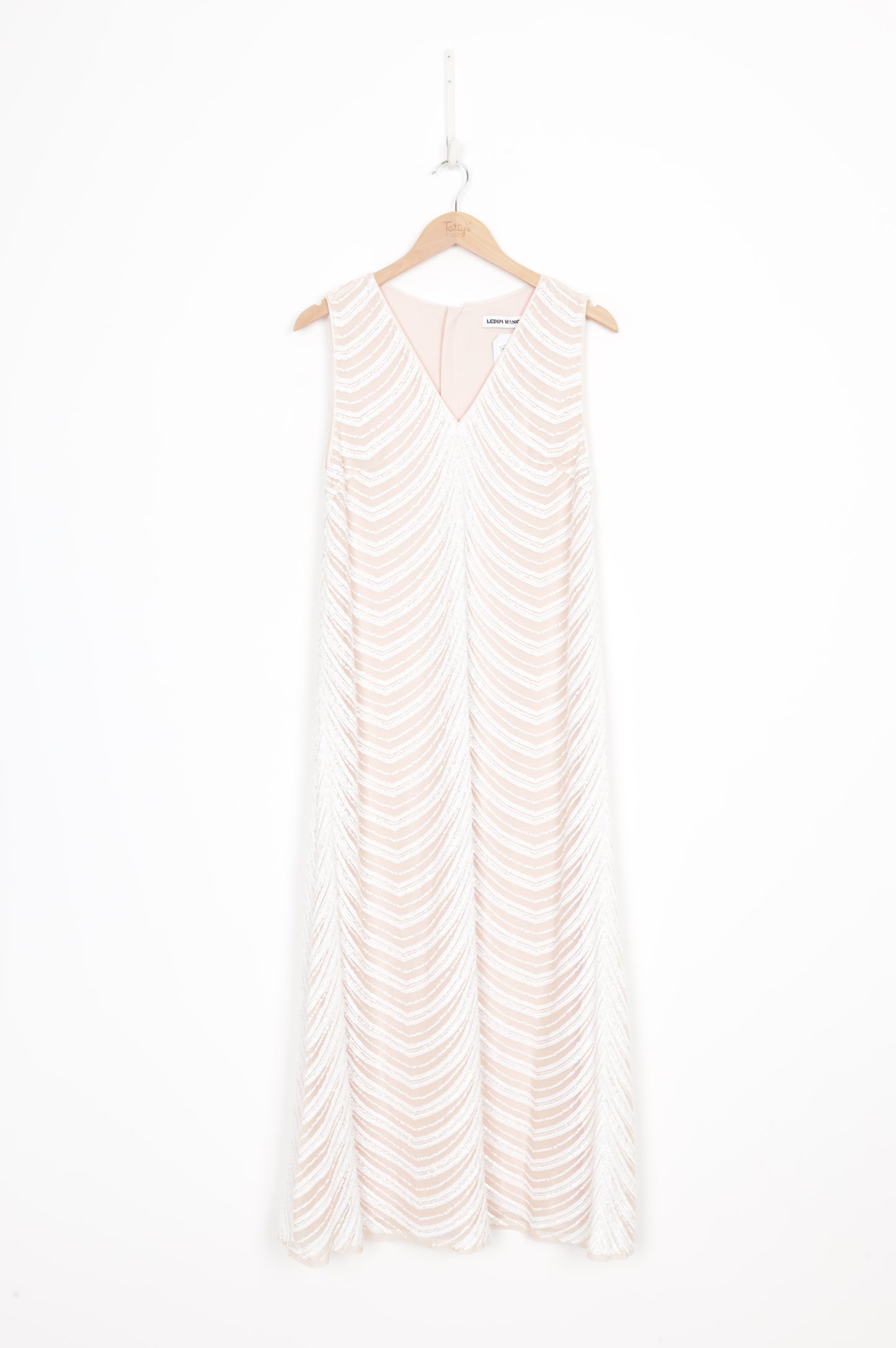 Ledim Wang Womens Pink Dress Size L