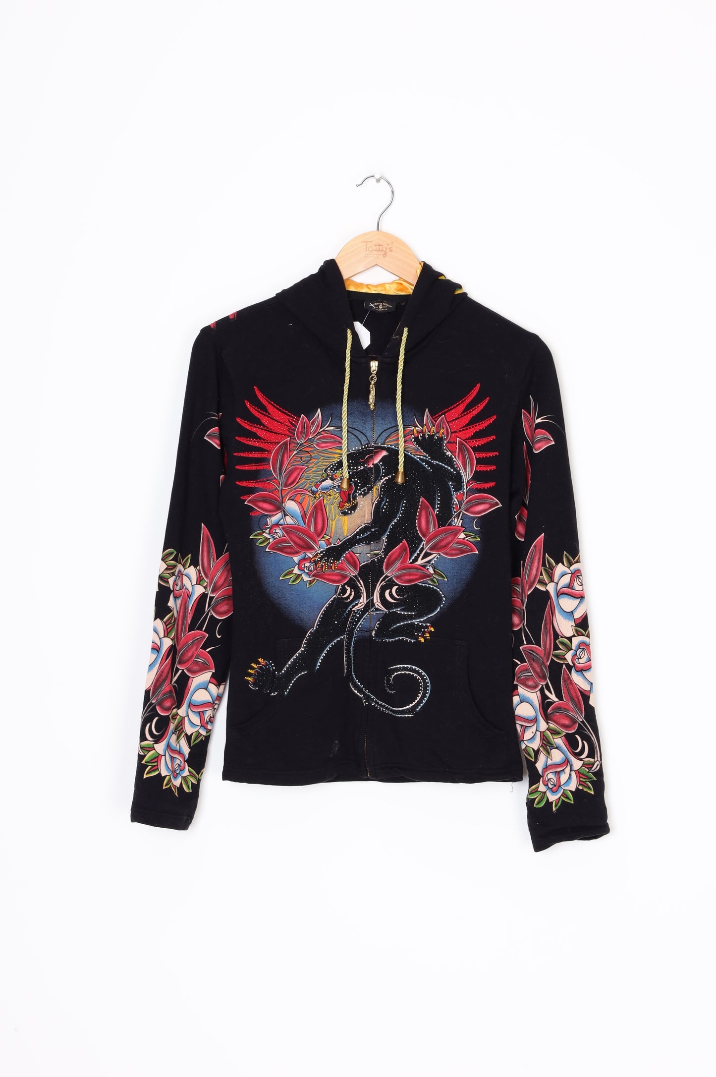 Christian Audigier Womens Black Sweatshirt Size M