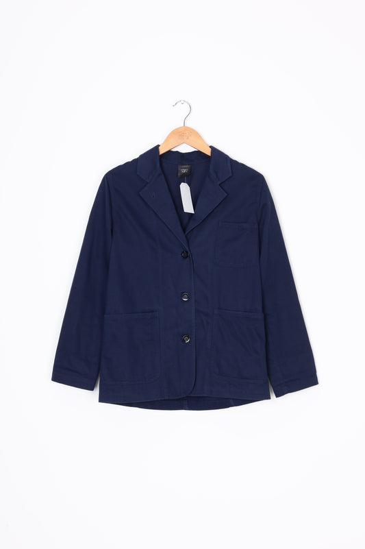 Sherie Mujis Womens Blue Jacket Size XS