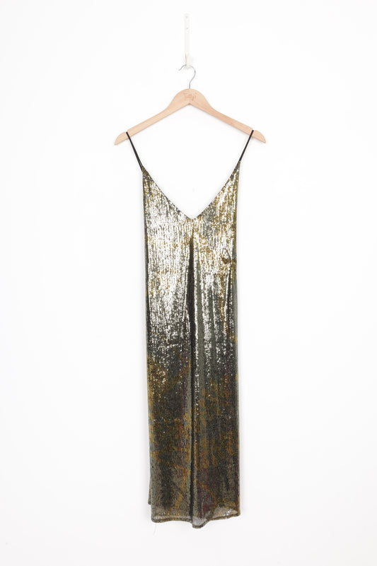 Scotch & Soda Womens Gold Dress Size M