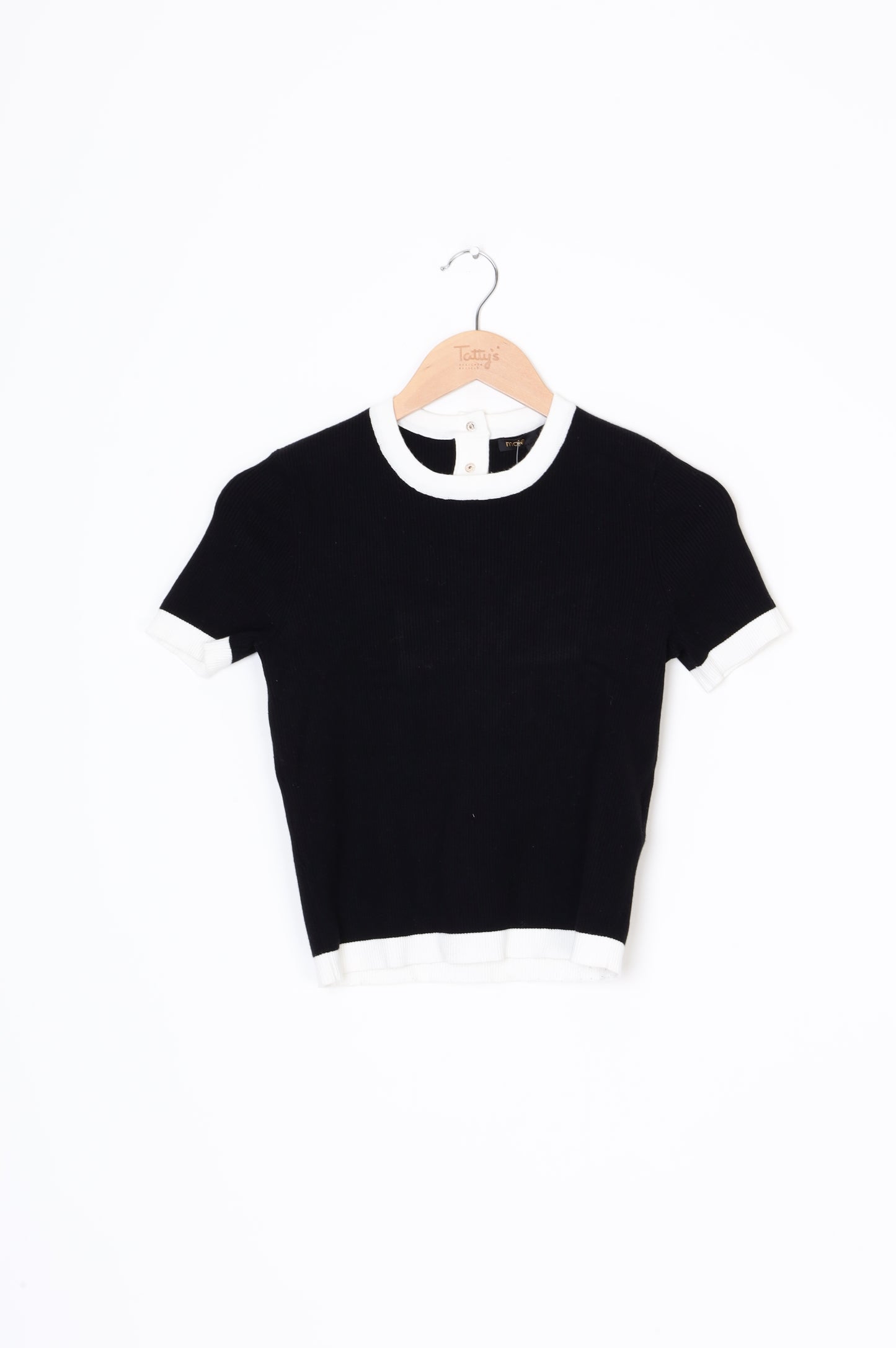 Maje Womens Black Top Size 1