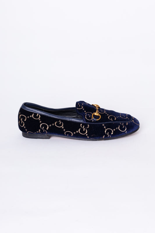 Gucci Womens Blue Shoes Size EU 37