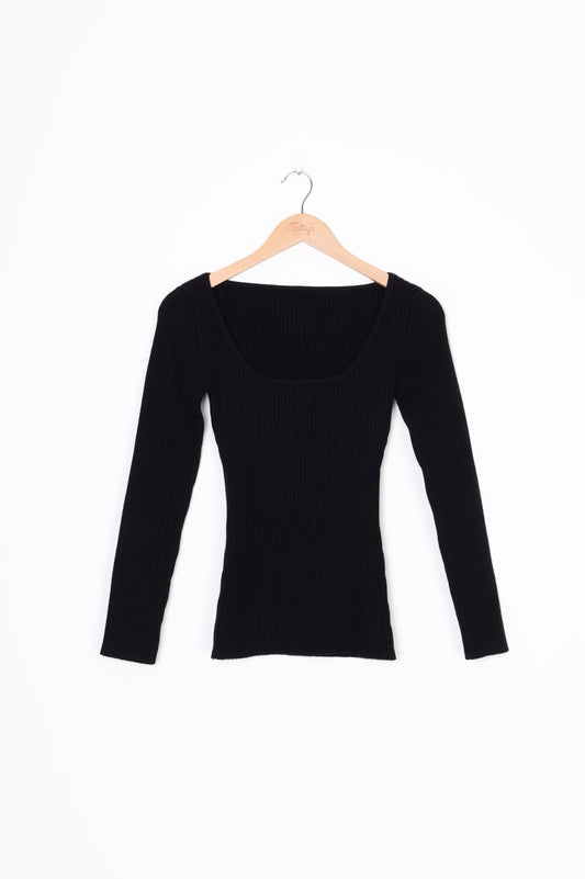 Flakii Womens Black Top Size XS