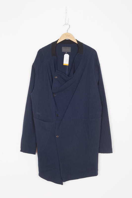 Harrison Wong Mens Blue Coat Size M