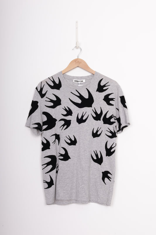McQ Womens Grey T-shirt Size L