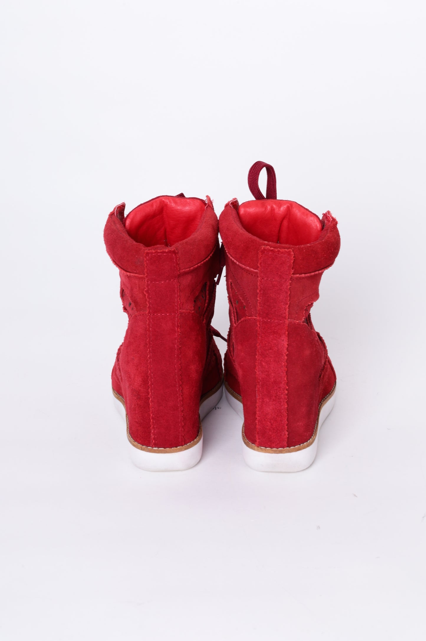 Jeffrey Campbell Womens Red Sneakers Size EU 38