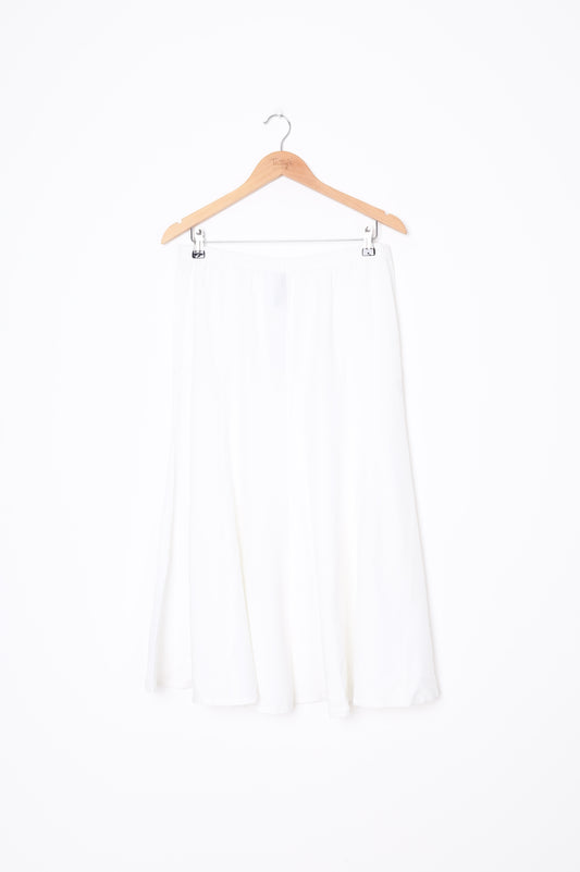 Visage Womens White Skirt Size M