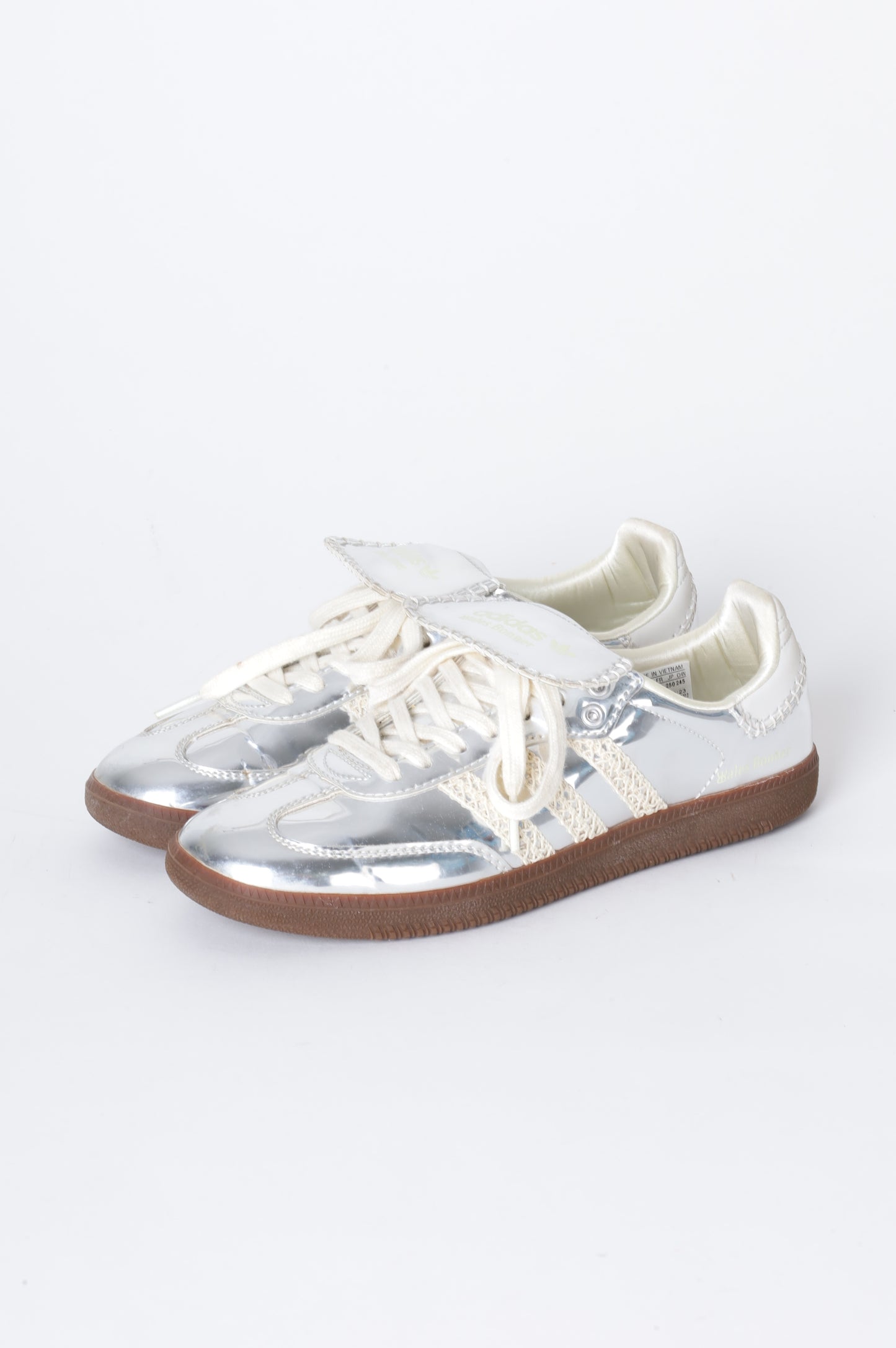 Adidas x Wales Bonner Womens Metallic Sneakers Size EU 40