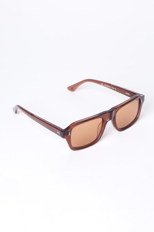 Epokhe Unisex Brown Sunglasses Size O/S