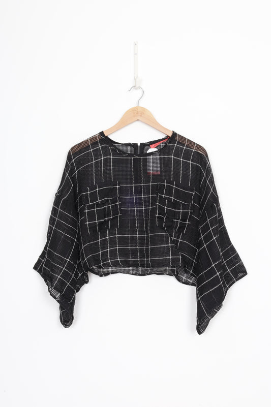 Manning Cartell Womens Black Top Size 14