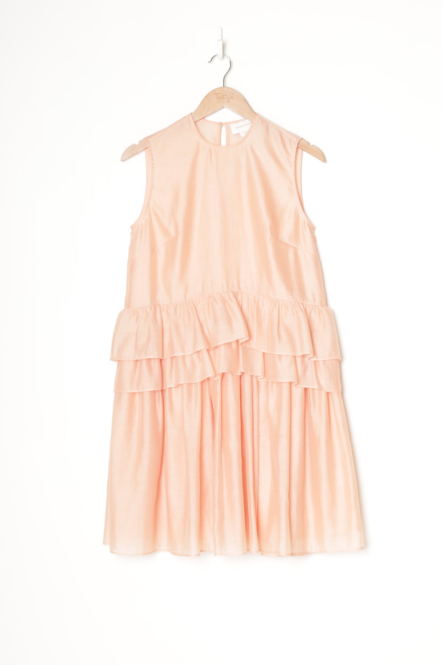 Karen Walker Womens Orange Dress Size 6