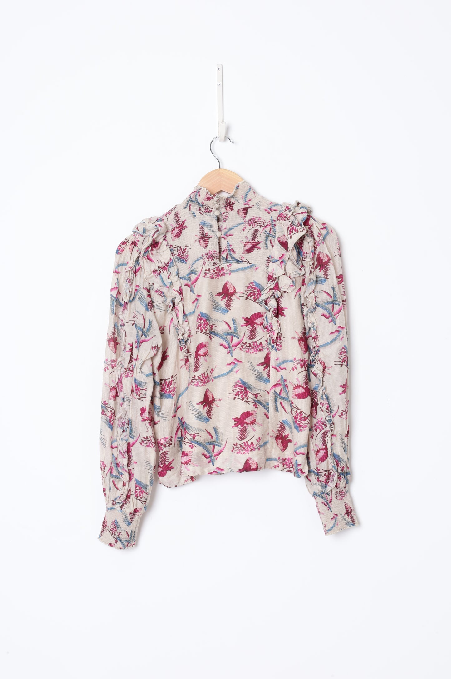 Magali Pascal Womens Beige Blouse Size M