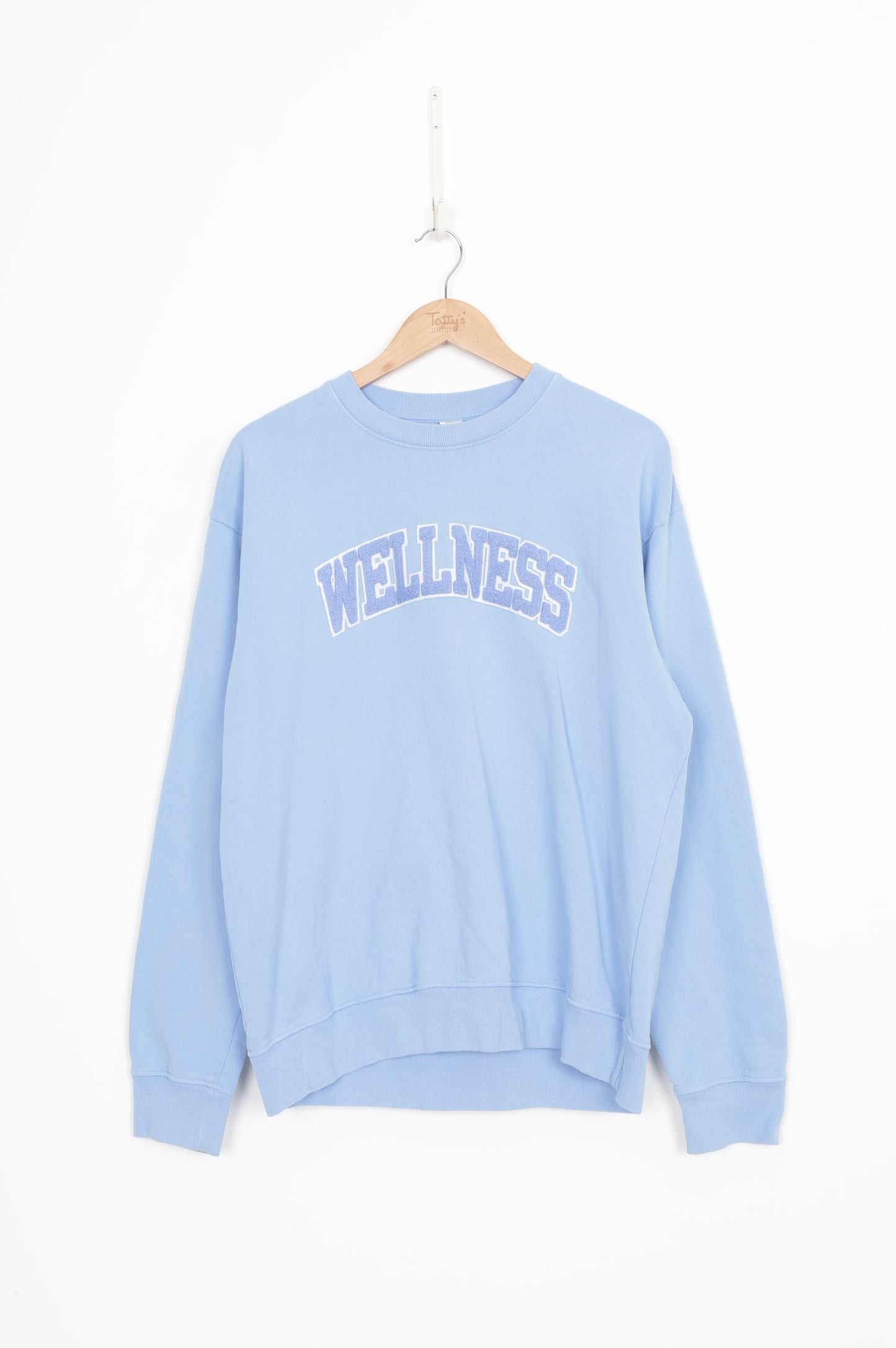 Sporty & Rich Womens Blue Sweatshirt Size M