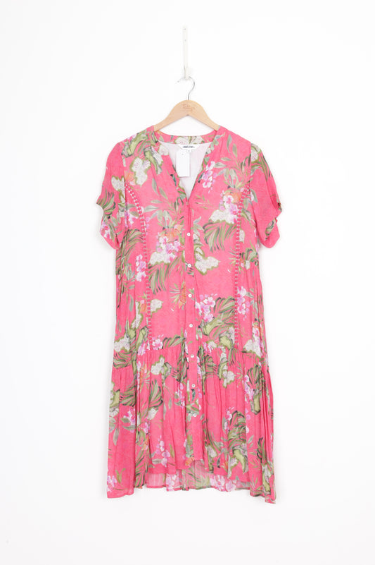 Loobie's Story Womens Pink Dress Size 8