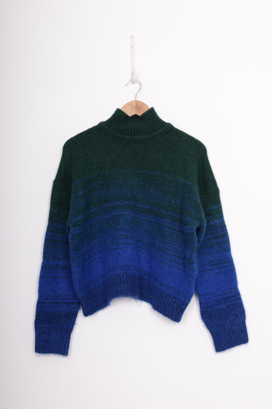 Victoria Beckham Womens Green Jumper Size M