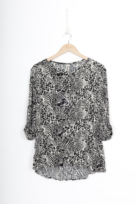 Sylvester Womens Black Shirt Size L