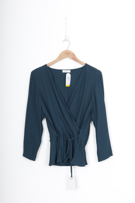 Liam Womens Blue Top Size UK 14