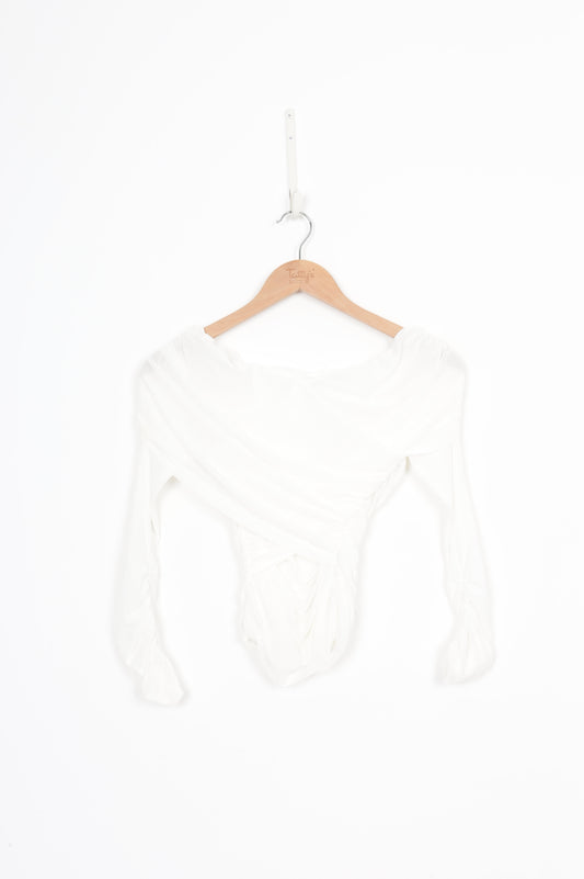 Ruby Womens White Top Size 8