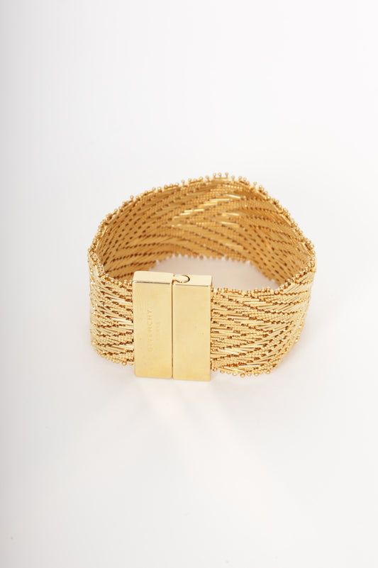 Givenchy Womens Metallic Bracelet Size S