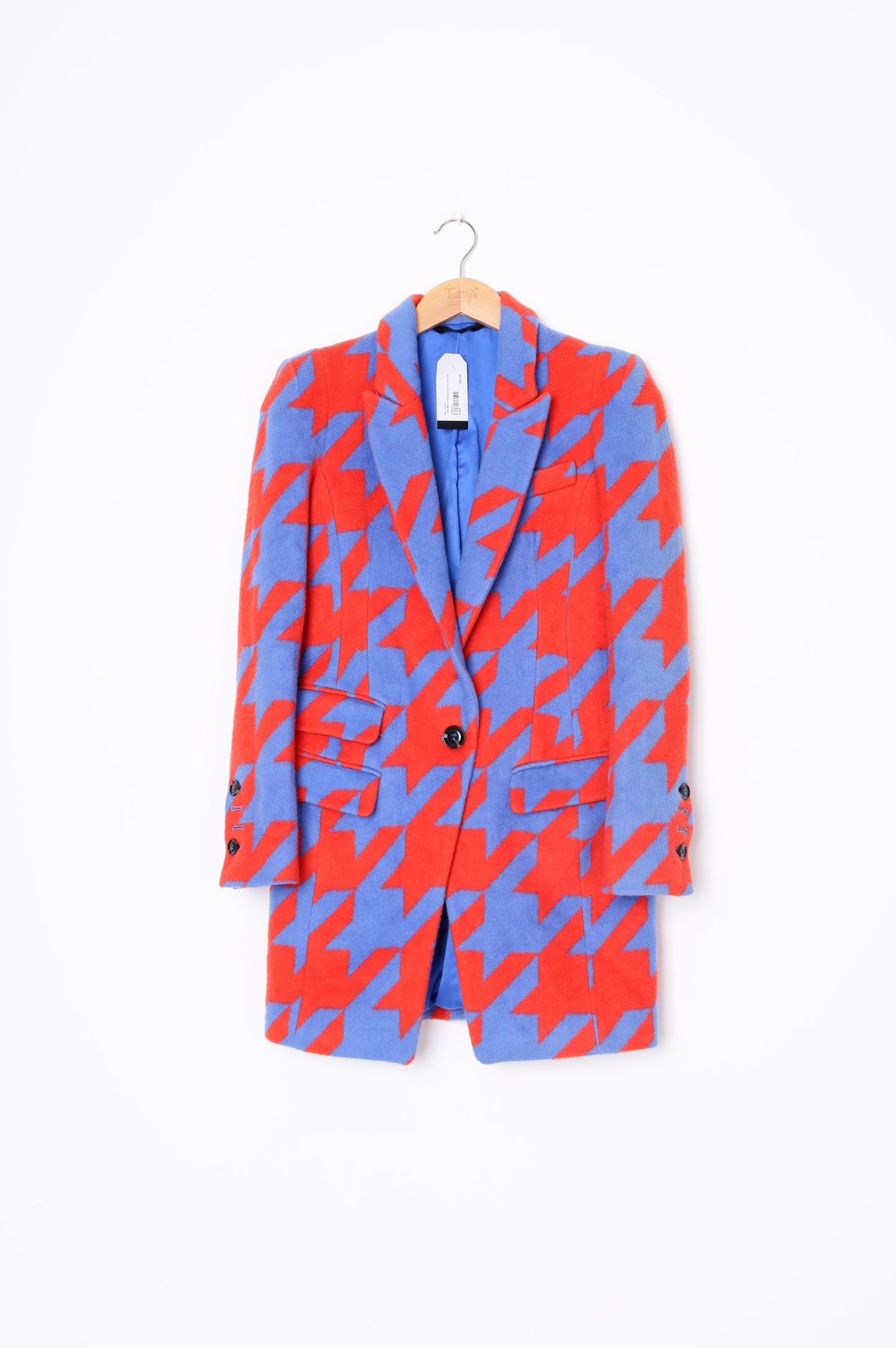Jessi New York Womens Blue Coat Size S