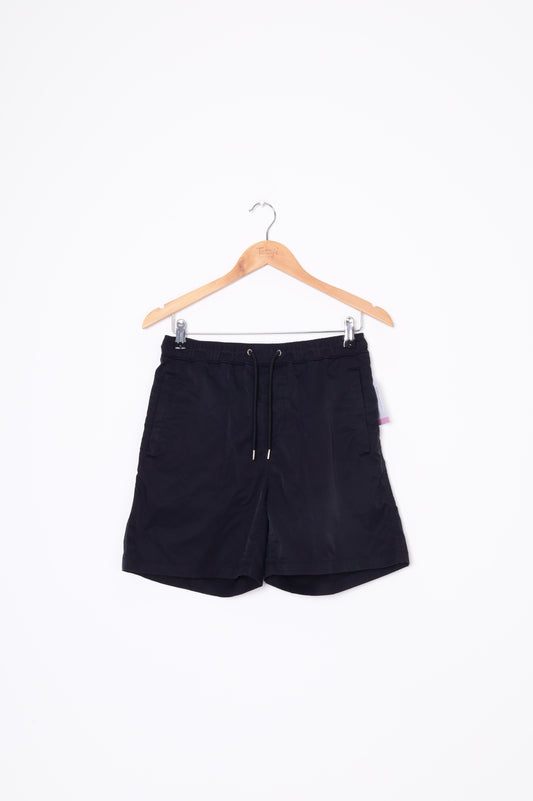 Asuwere Mens Black Shorts Size S