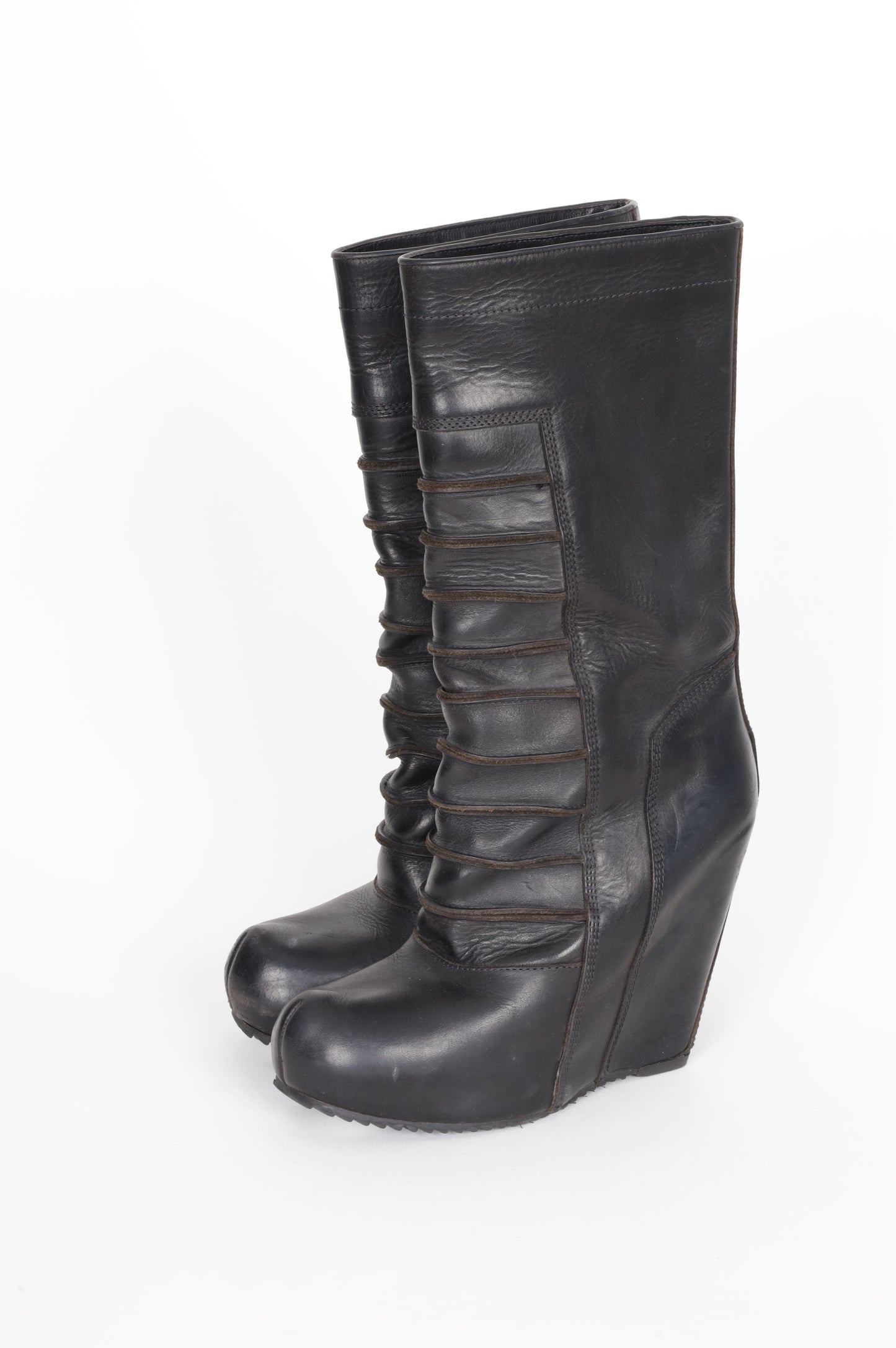 Rick Owens Womens Black Boots  Size EU 38