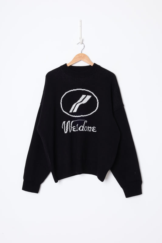 Welldone Womens Black Sweatshirt Size M
