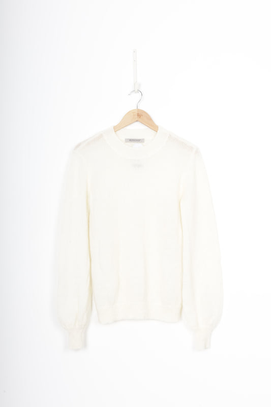 Workshop Womens Cream Jumper Size S