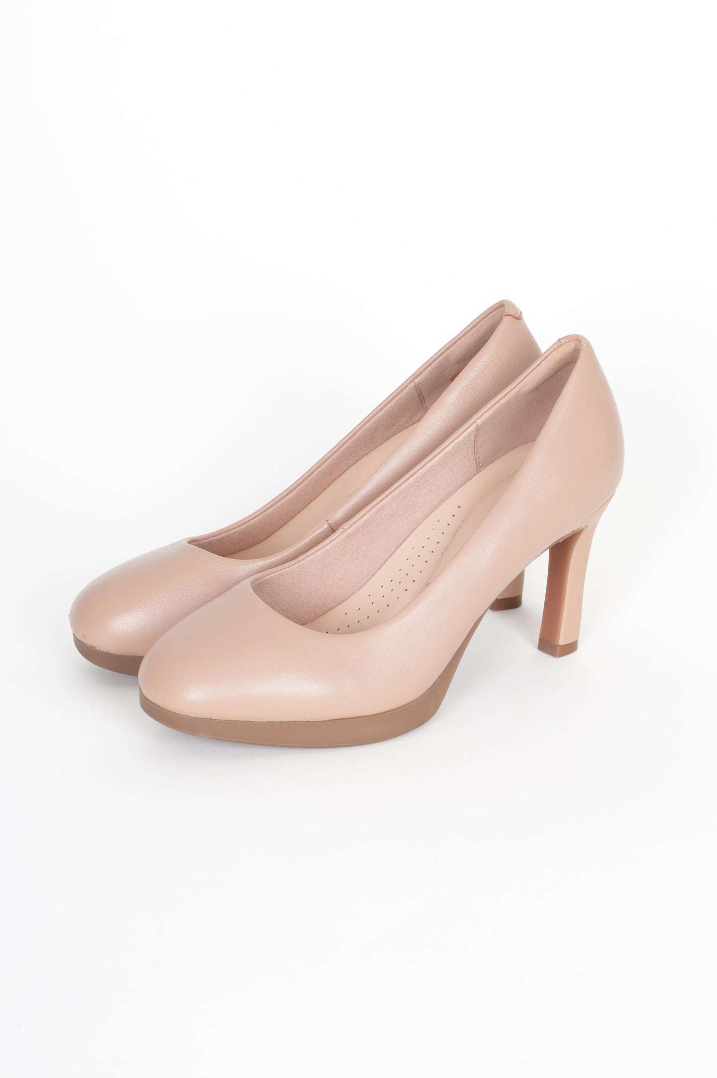 Clarks Collection Womens Beige Heels Size EU 39