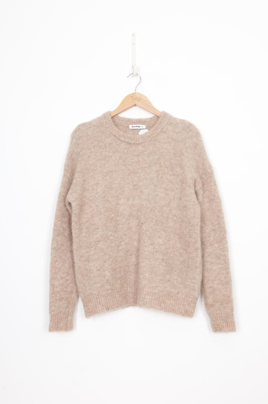 Ena Pelly Womens Beige Jumper Size 6