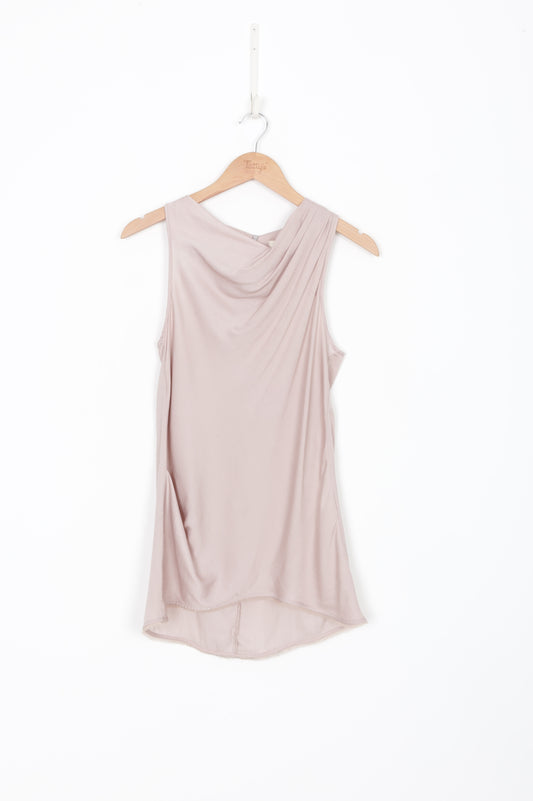 Helmut Lang Womens Pink Top Size S