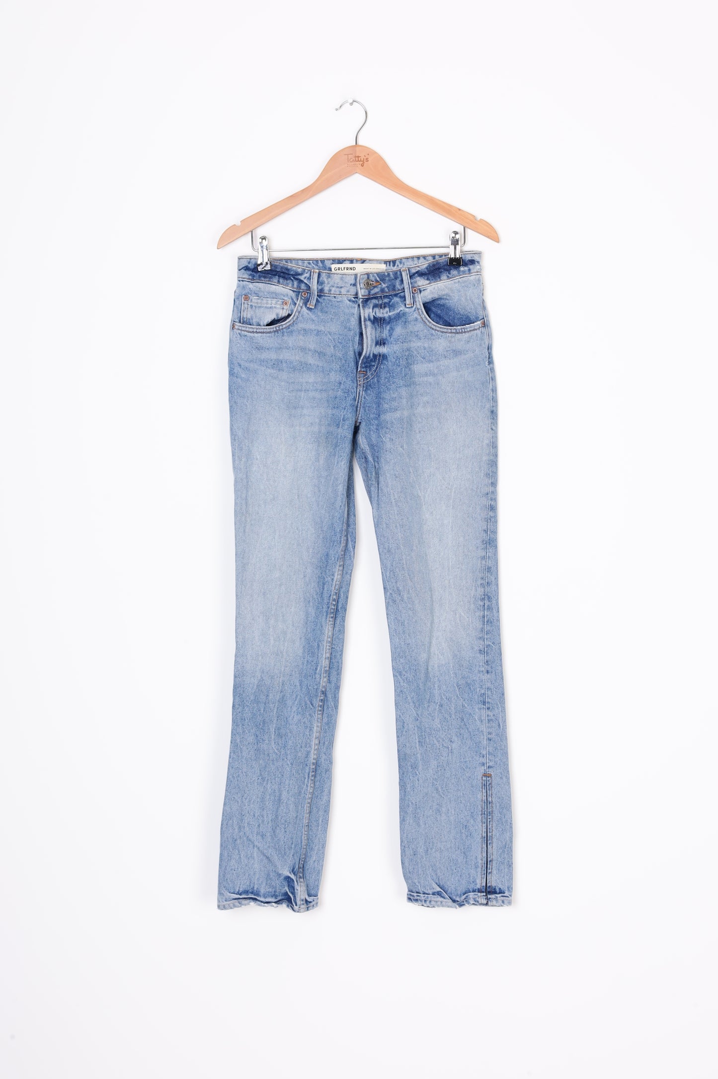 Grlfrnd Womens Blue Jeans Size W 26