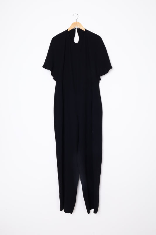 Bianca Spender Womens Black Jumpsuit Size 14
