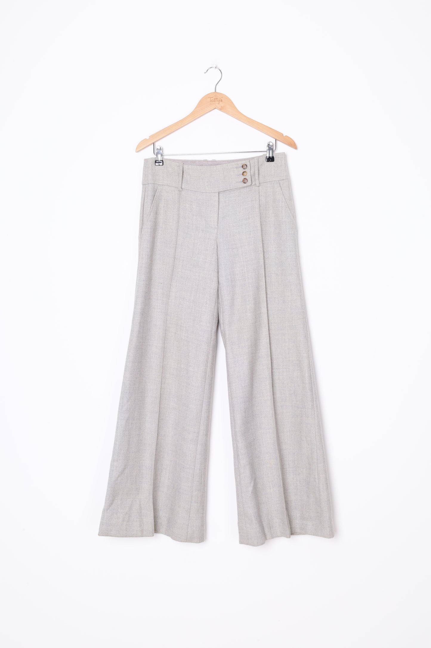 BCBG Max Azria Womens Grey Pants Size 4