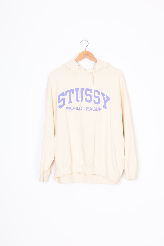 Stussy Womens Cream Sweatshirt Size 8