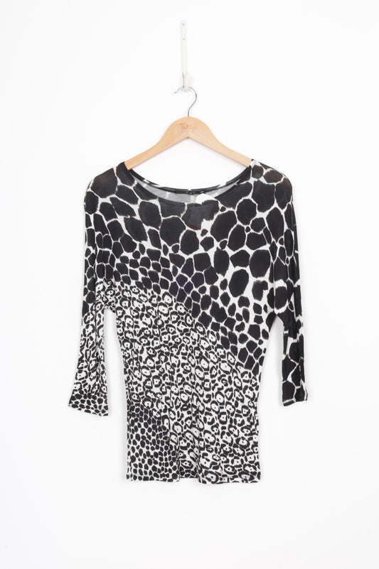 Gucci Womens Black Top Size S