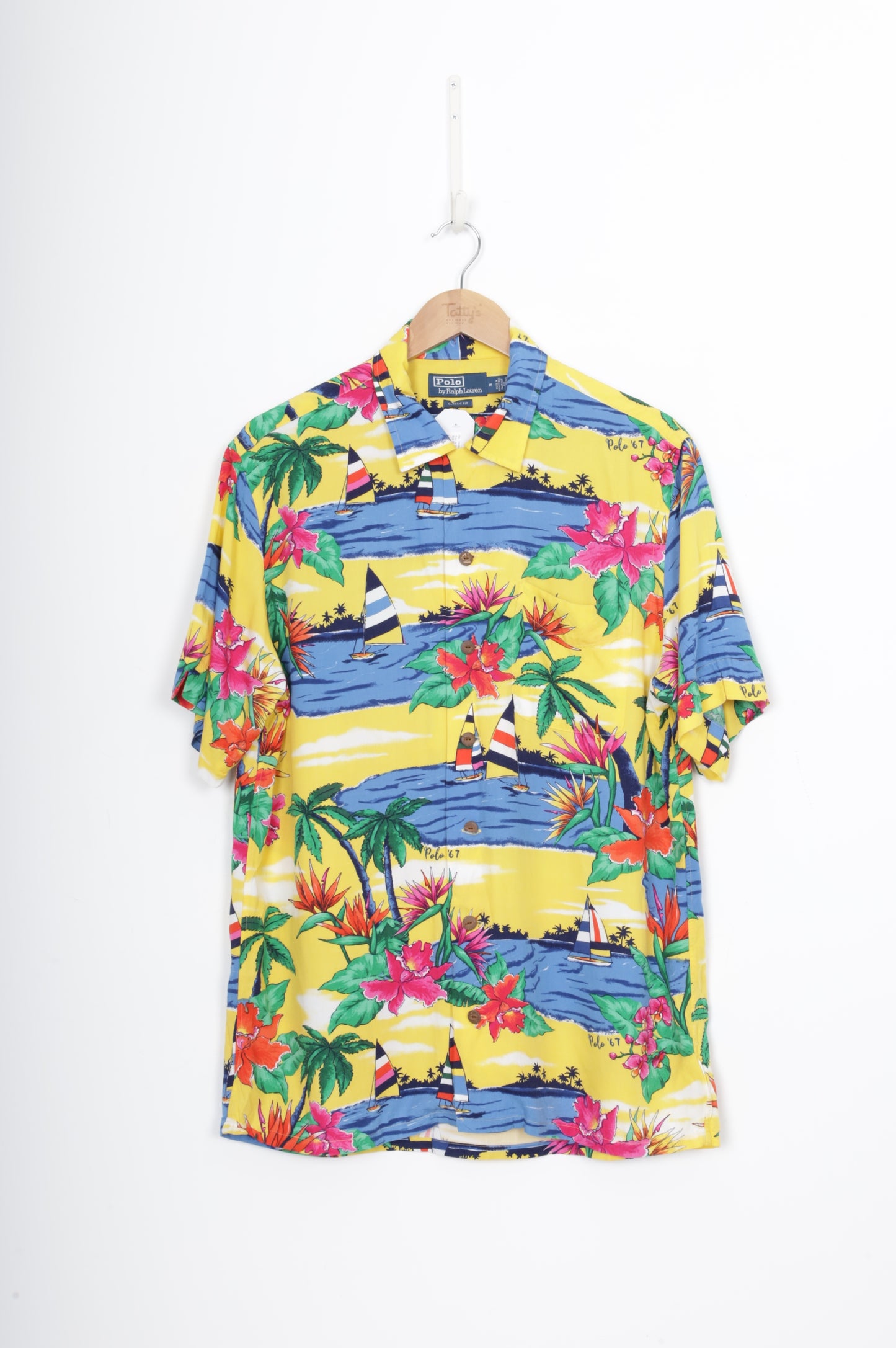 Polo by Ralph Lauren Mens Yellow Shirt Size M